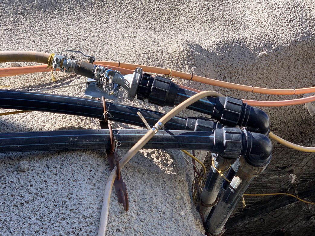 Plasson fitting installation at Frog Legs Gold Mine